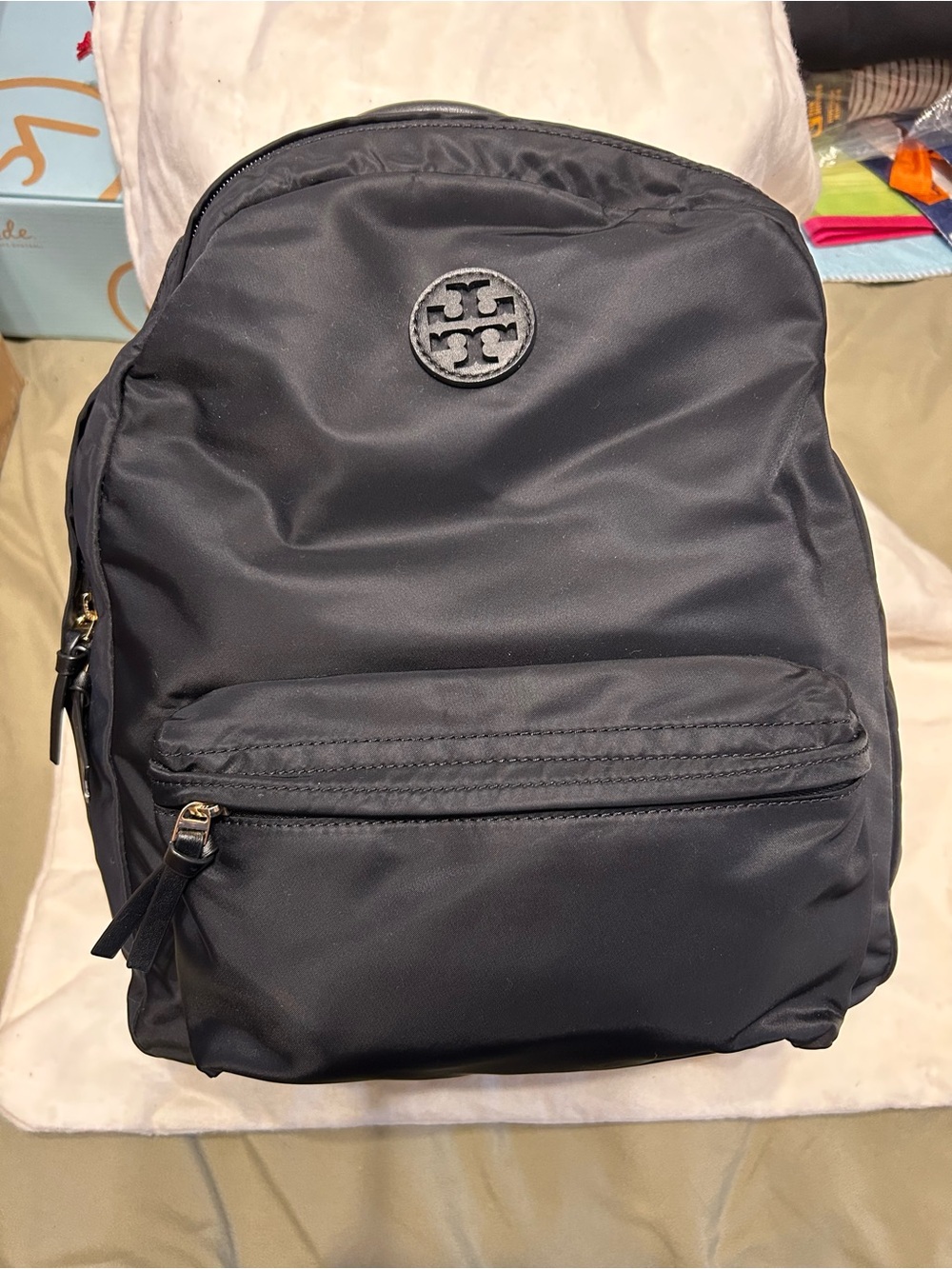 Tory Burch Women’s Black Nylon Backpack